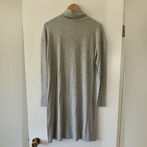 Daily Ritual grey turtleneck dress, Size Large, like new!